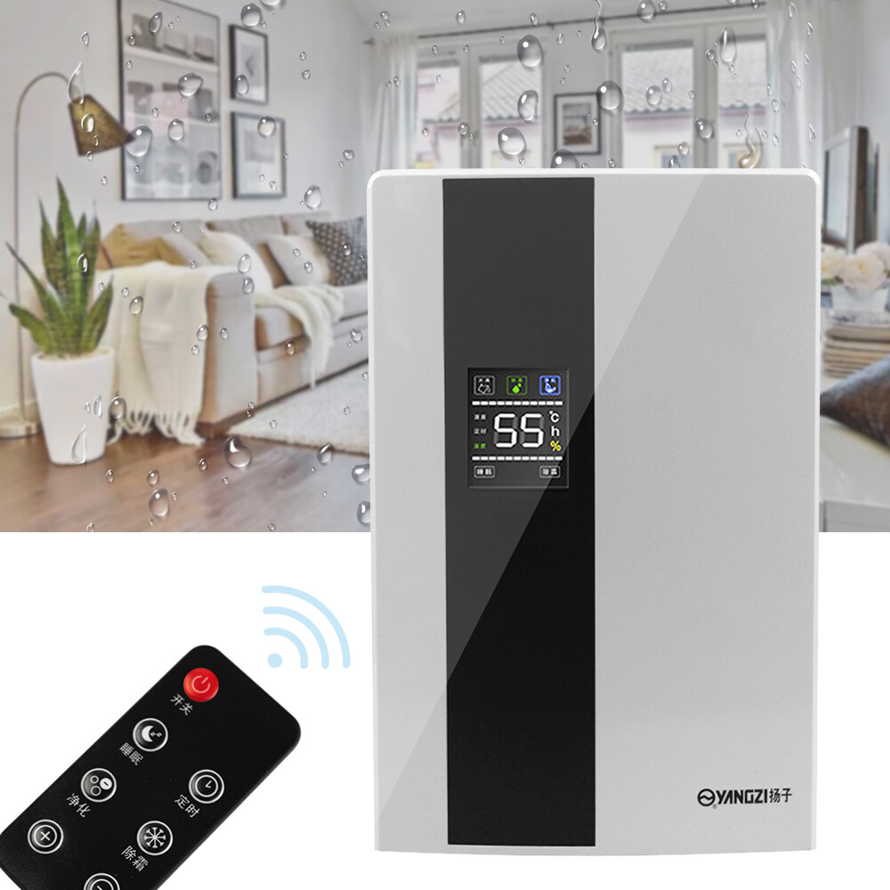 Large Dehumidifier Air Dryer for Basement Bedroom Intelligent Drain Hose 90W