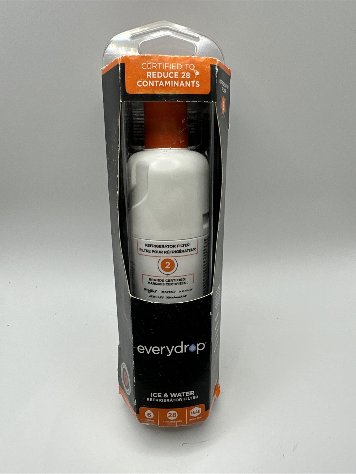 everydrop EDR2RXD1 Filter 2 Refrigerator Ice & Water Filter for Whirlpool – New