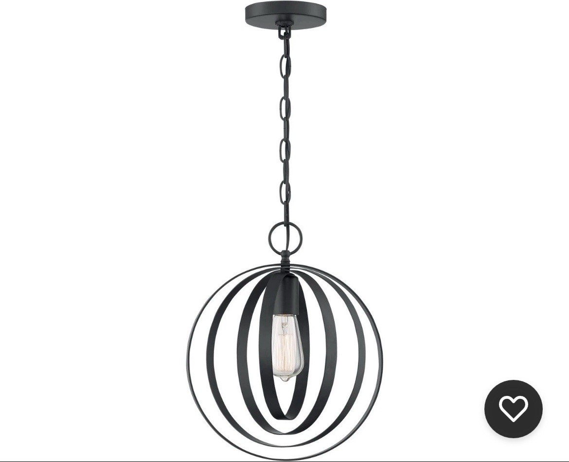 Nuvo Lighting 60/7066 Pendleton Pendant Matte Black
