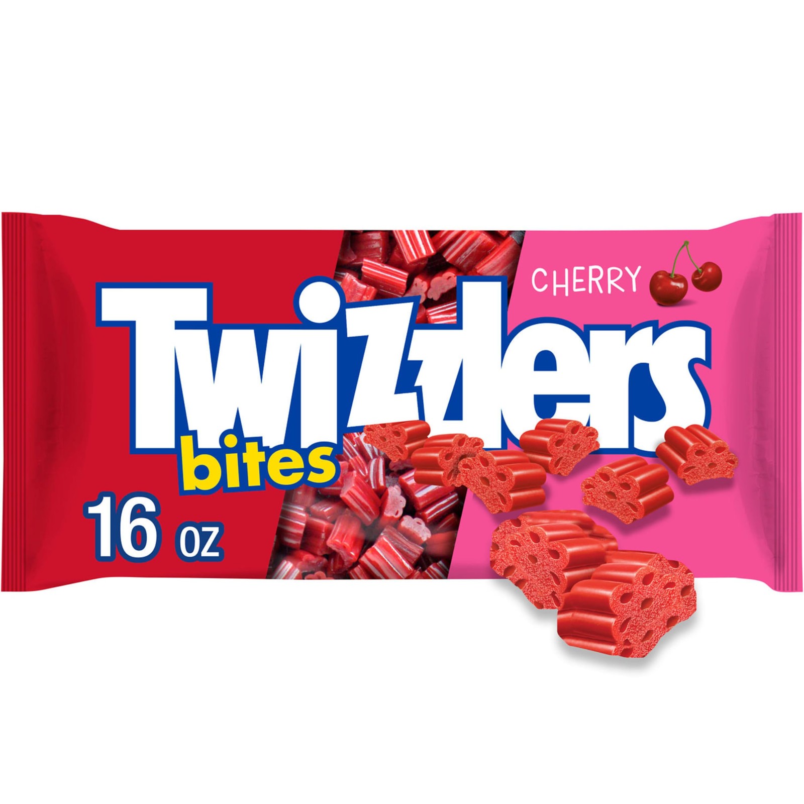 TWIZZLERS Bites Cherry Flavored Licorice Style, Chewy 16 Ounce (Pack of 1)