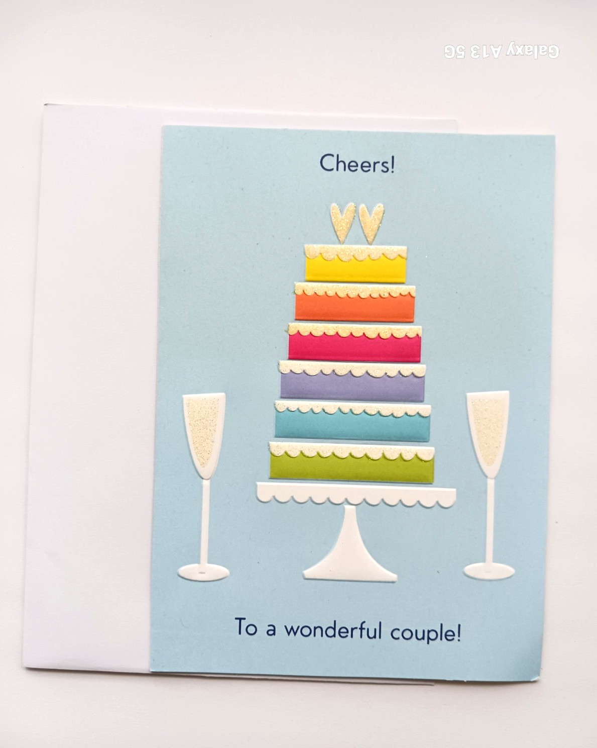 Wedding Card- CHEERS! TO A WONDERFUL COUPLE! WISHING YOU MUCH LOVE & HAPPINESS