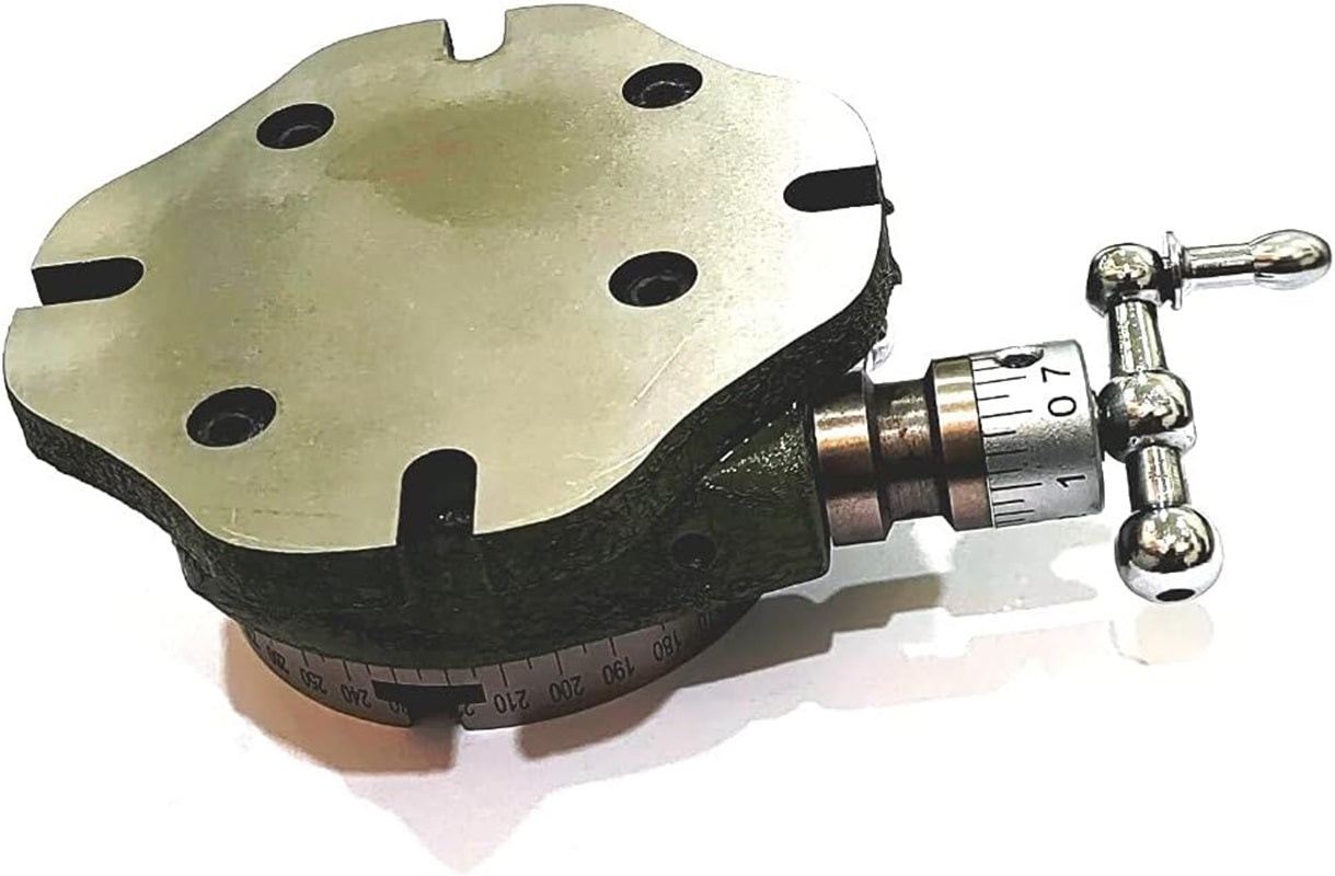 Small Watchmaker 2-3/4″ (2.75 Inch) Rotary Table with 50 mm Chuck and Back Plate