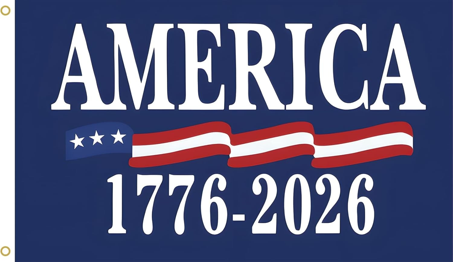250 Years America Flag 3×5 Ft,USA 250th Anniversary Patriotic Banner, 1776-2026