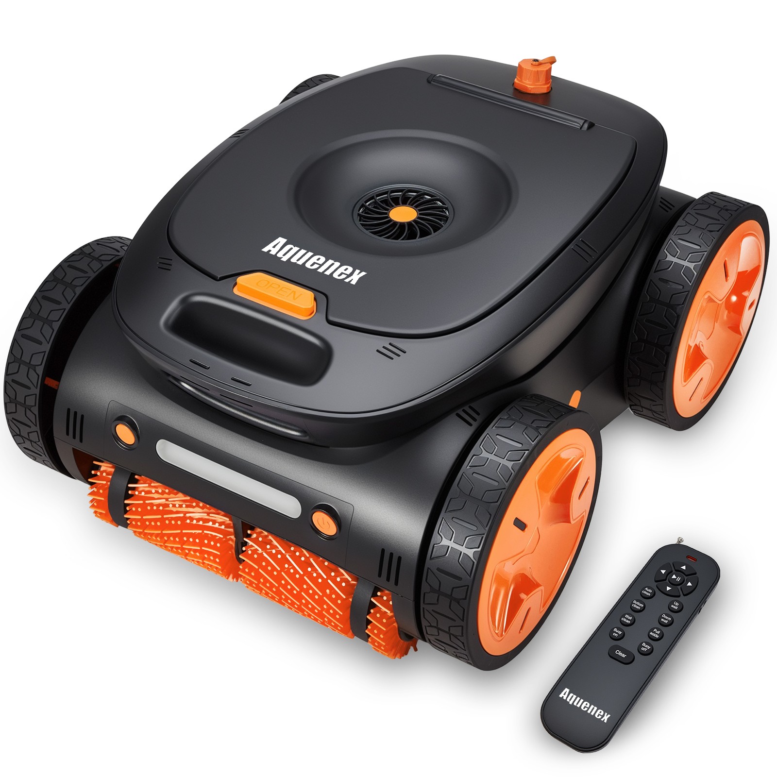 Cordless Robotic Pool Cleaner, APP&Remote Control Wall Climbing Waterline Floor