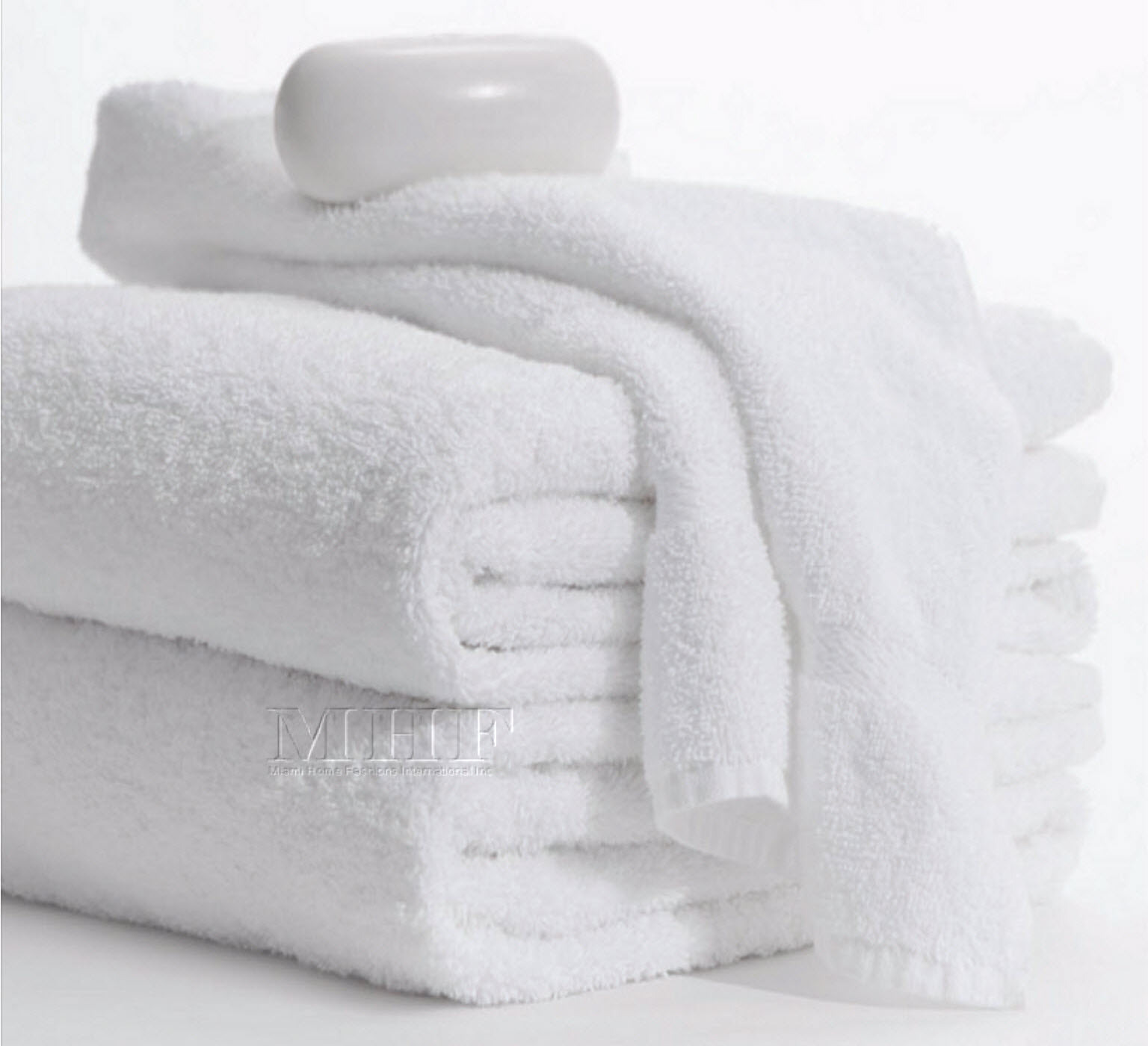 Bath Towels-MHF Brand-6 Pack-24×50 inches-White-10.50 Lbs- 100% Cotton