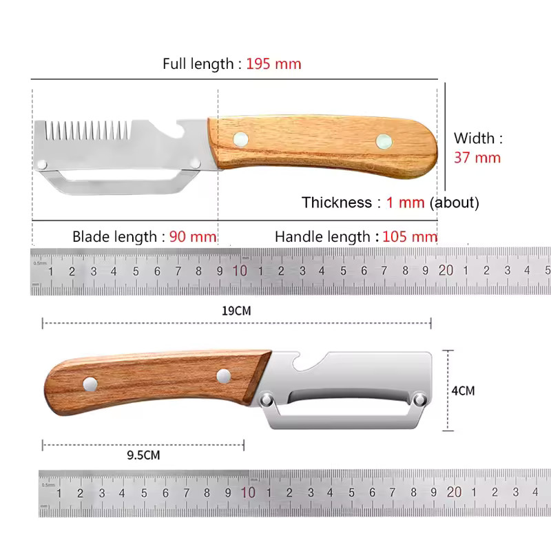 NEW 2 in 1 Multi-Functional Vegetable Peeler for Kitchen Stainless Steel Peeler