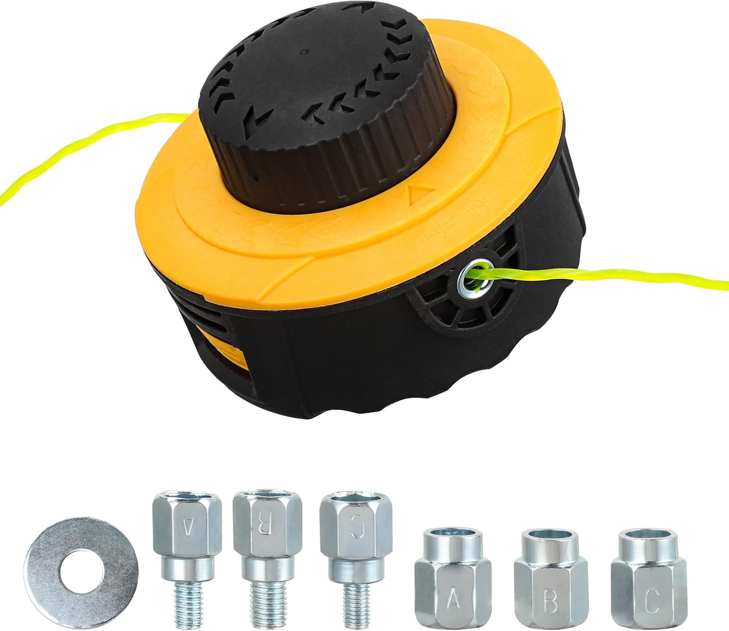 Universal Weed Eater Head,Easy Change Trimmer Head Replacement Weed Wacker Head