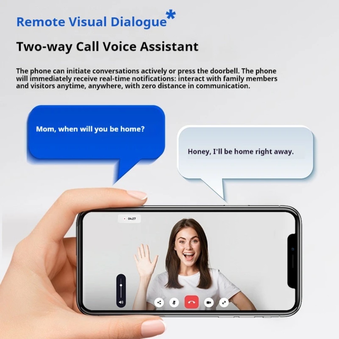 3D Face Recognition Fingerprint Password Smart Door Lock with Camera Security