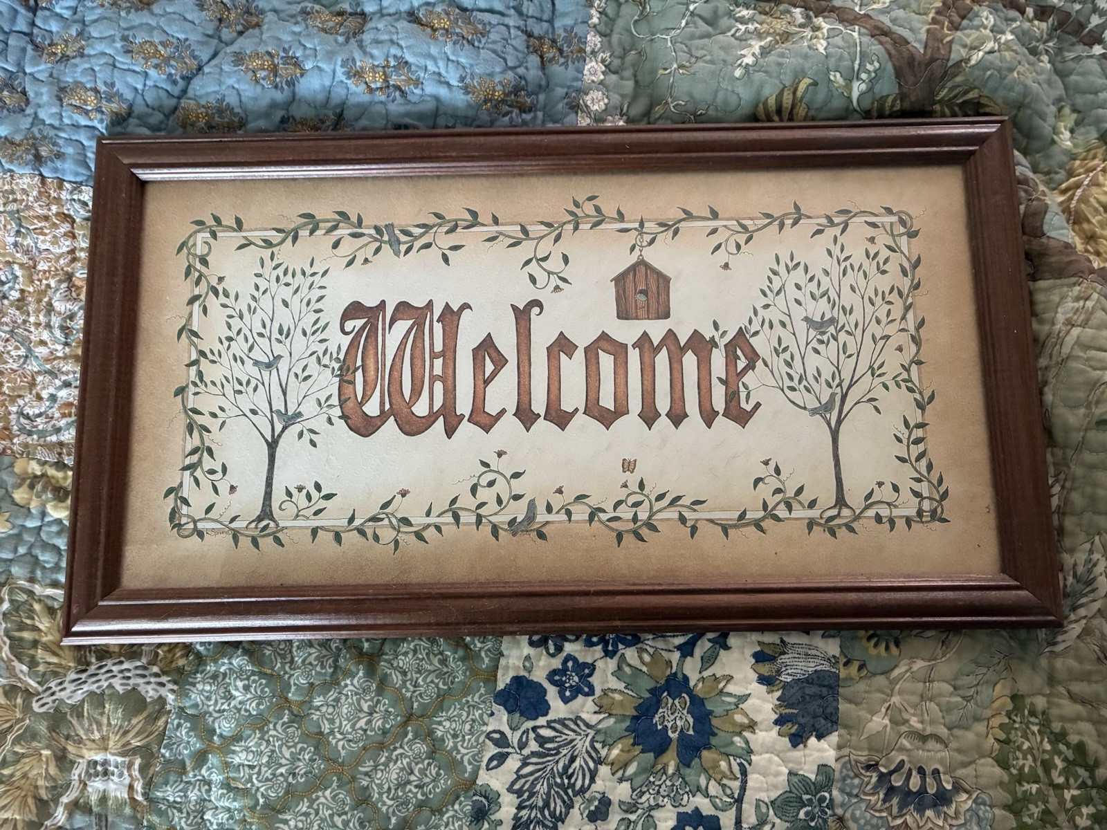 Vintage Wall Home Decor Welcome