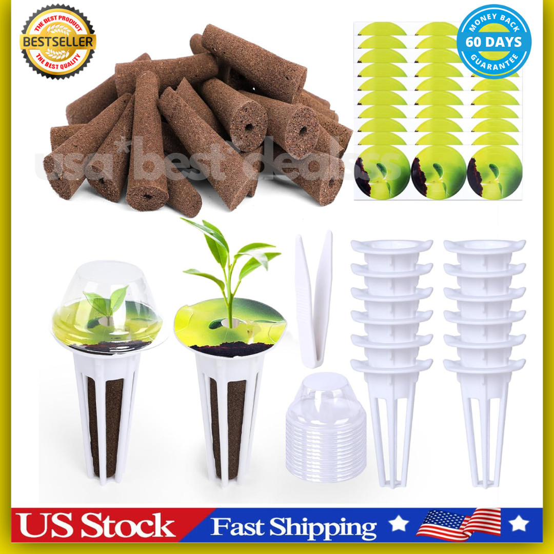 79 PCS Hydroponic Indoor Seed Pods Growing System Kit For Aerogarden & Other