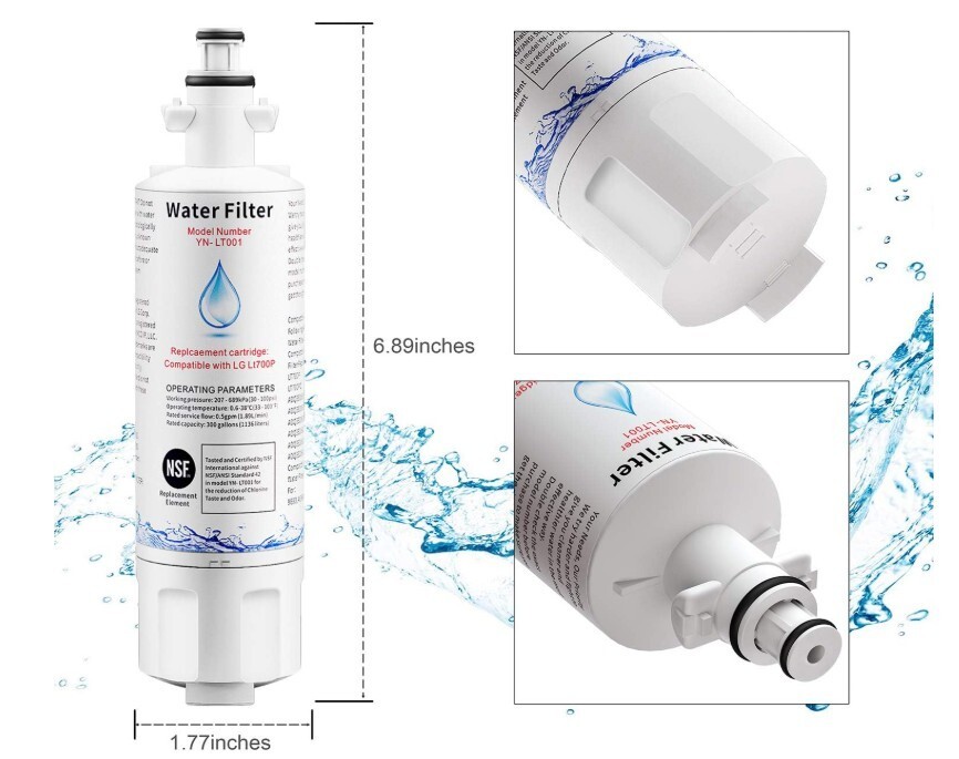LG LT700P Water Filter Cartridge Replacement