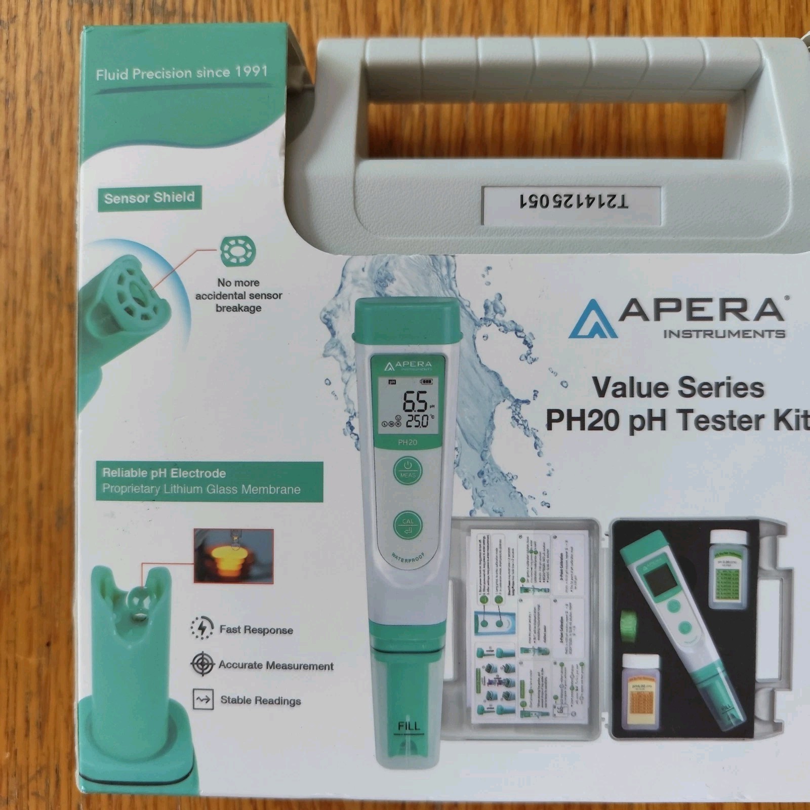 Apera Instruments Value Series PH20 pH Tester Kit Automatic Calibration NEW