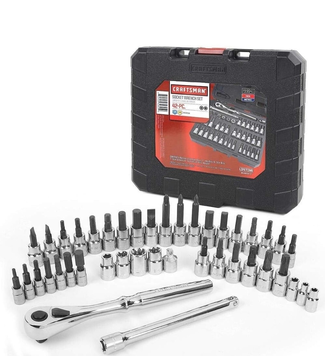 Craftsman 42pc Socket Wrench Set 99941