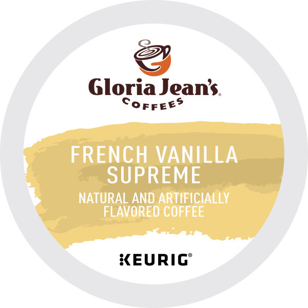 Gloria Jean’s French Vanilla Supreme, Keurig Single Serve K-Cup Pods, 24 Count