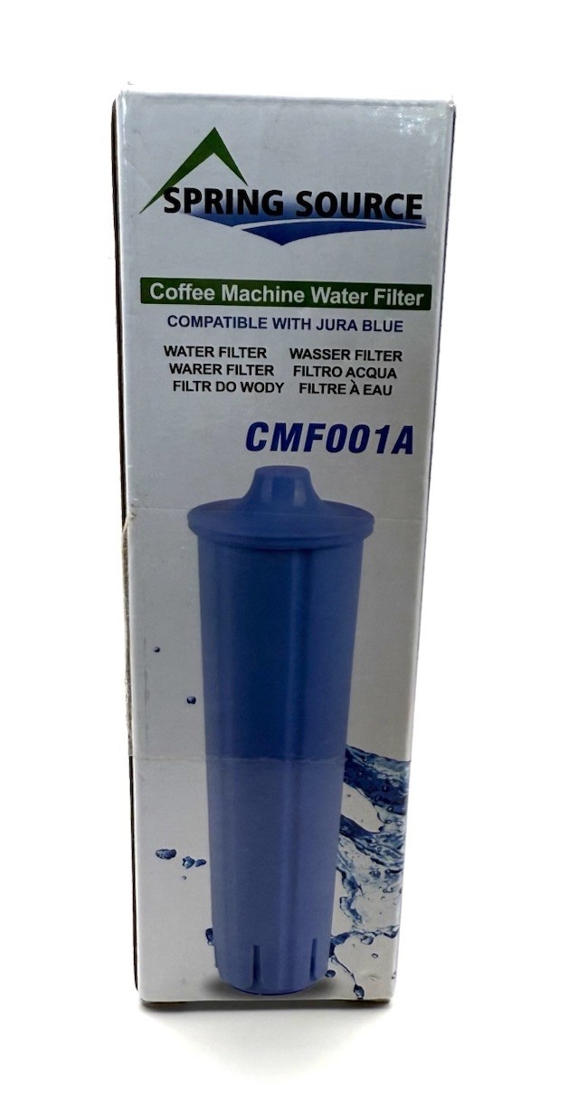 Open Box 1 Pk Spring Source Coffee Machine CMF001A Water Filter For Jura Blue