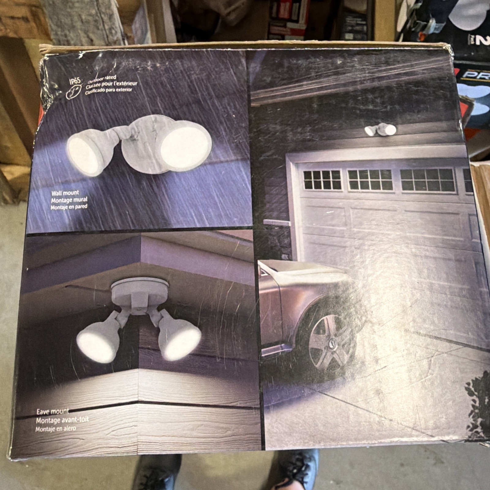 Globe Electric 2-Head Integrated LED Security Flood Light (2-Pk) White
