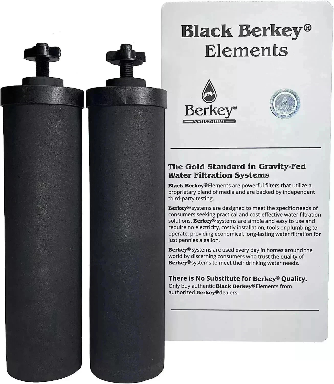 Berkey Compatible BB9-2 Black Replacement Water Filters 2 Pack