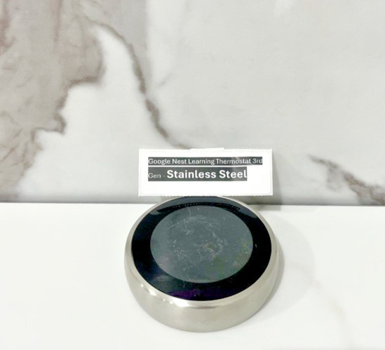 Google Nest Learning Thermostat 3rd Gen Used Good Condition (Stainless Steel)