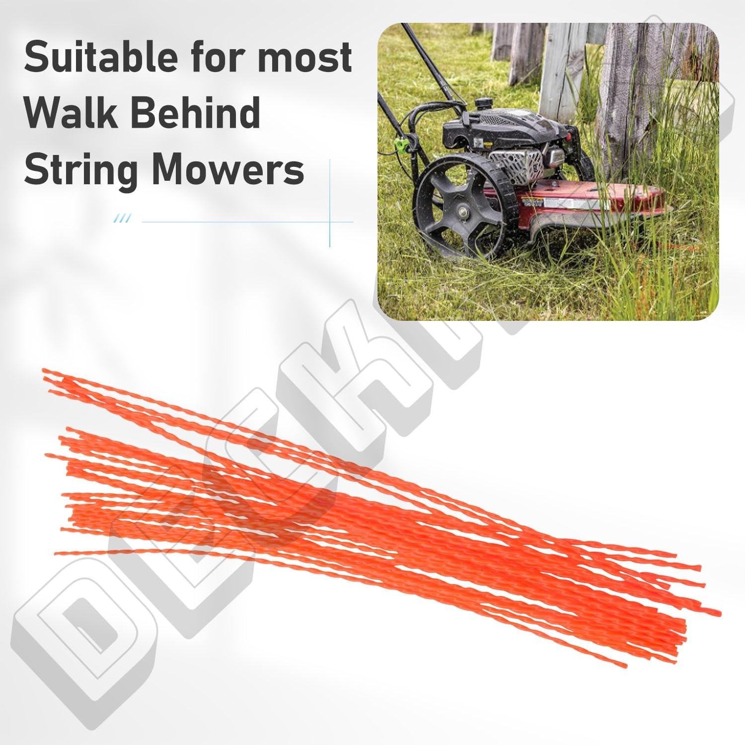 30 Pack Universal Walk Behind String Trimmer Mower 21.25″ Line x .155-In