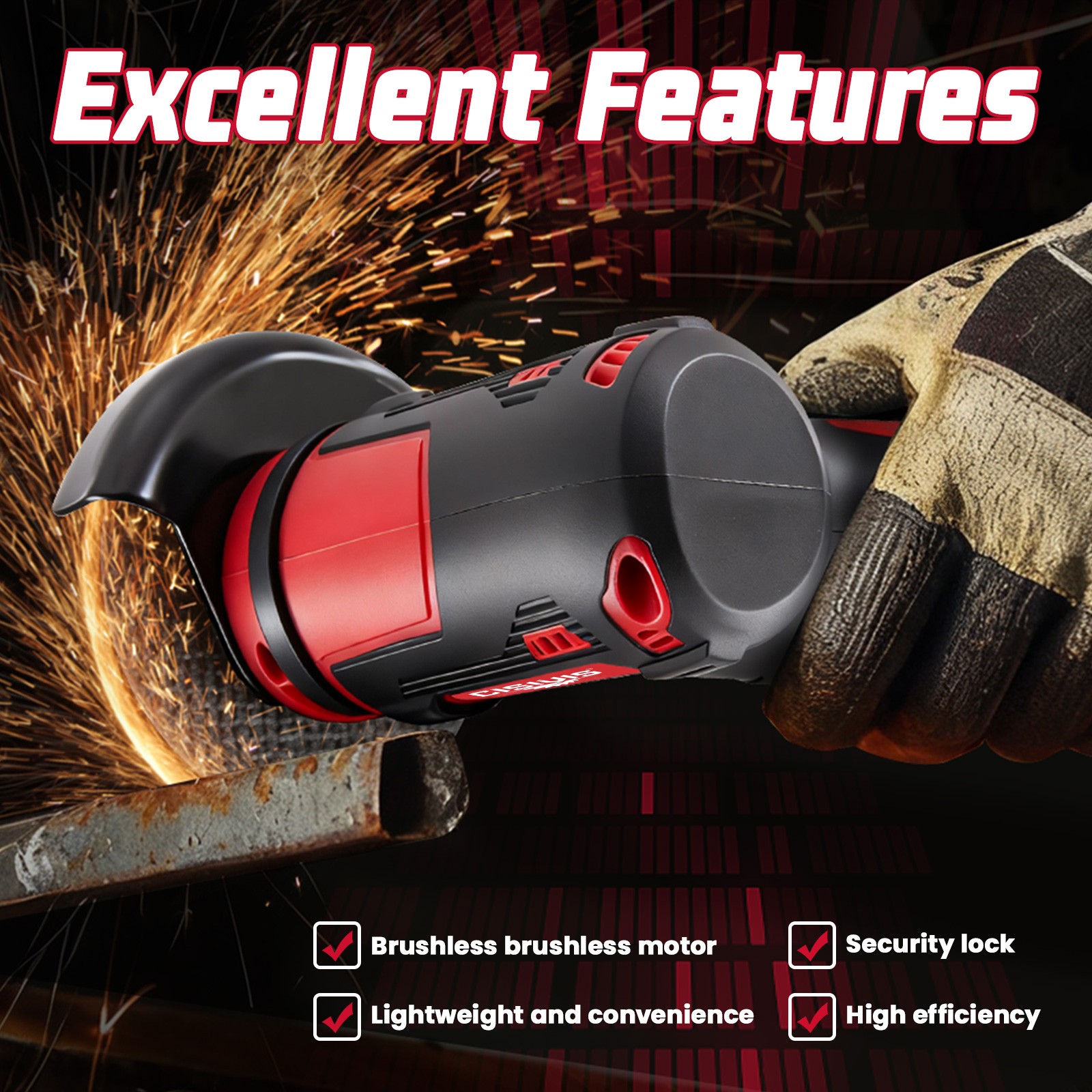 3 Inch 12V Lithium Electric Angle Grinder – Handheld Grinding Polishing Tool