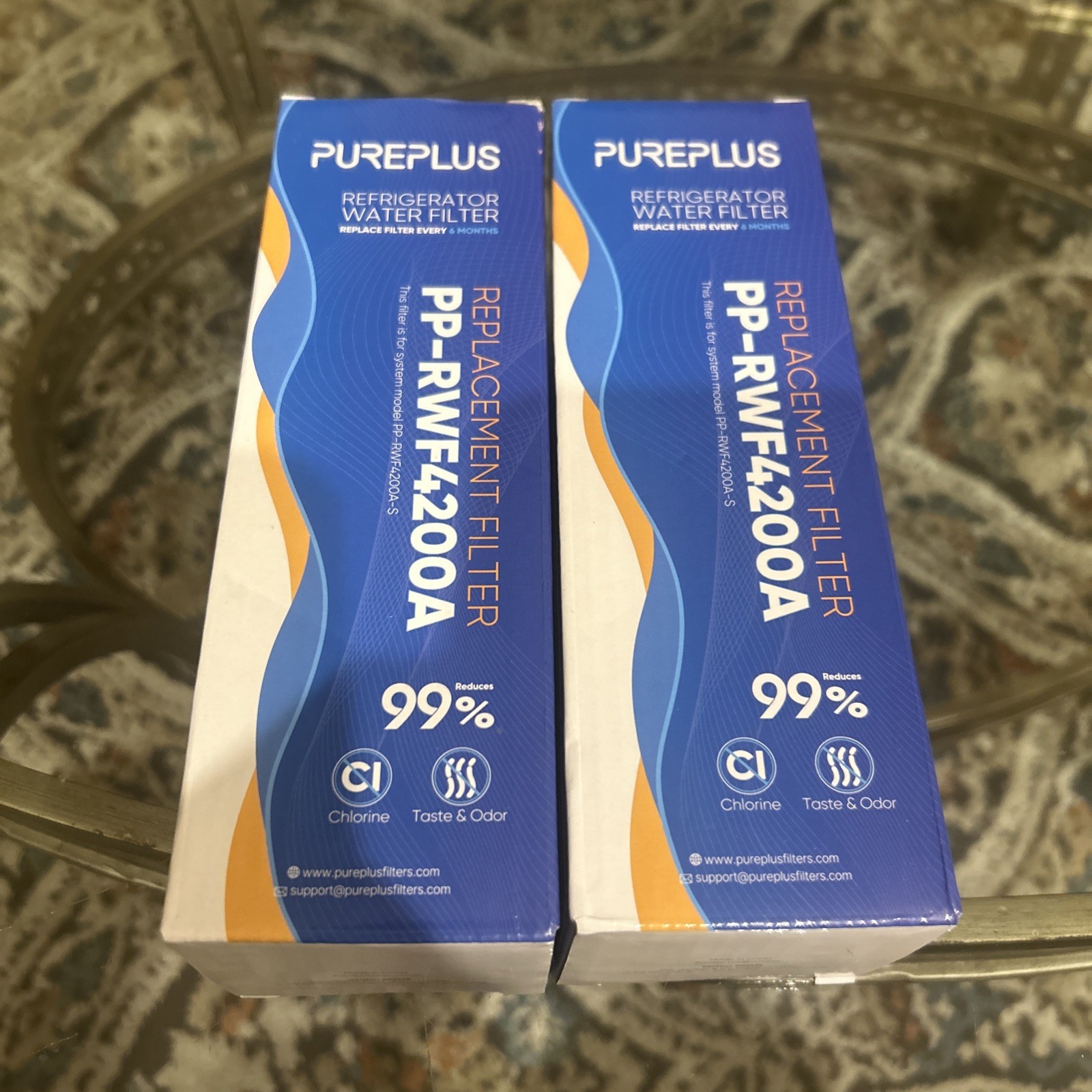 2 PUREPLUS PP-RWF4200A Water Filter NSF 42 Certified for Chlorine & Reduction