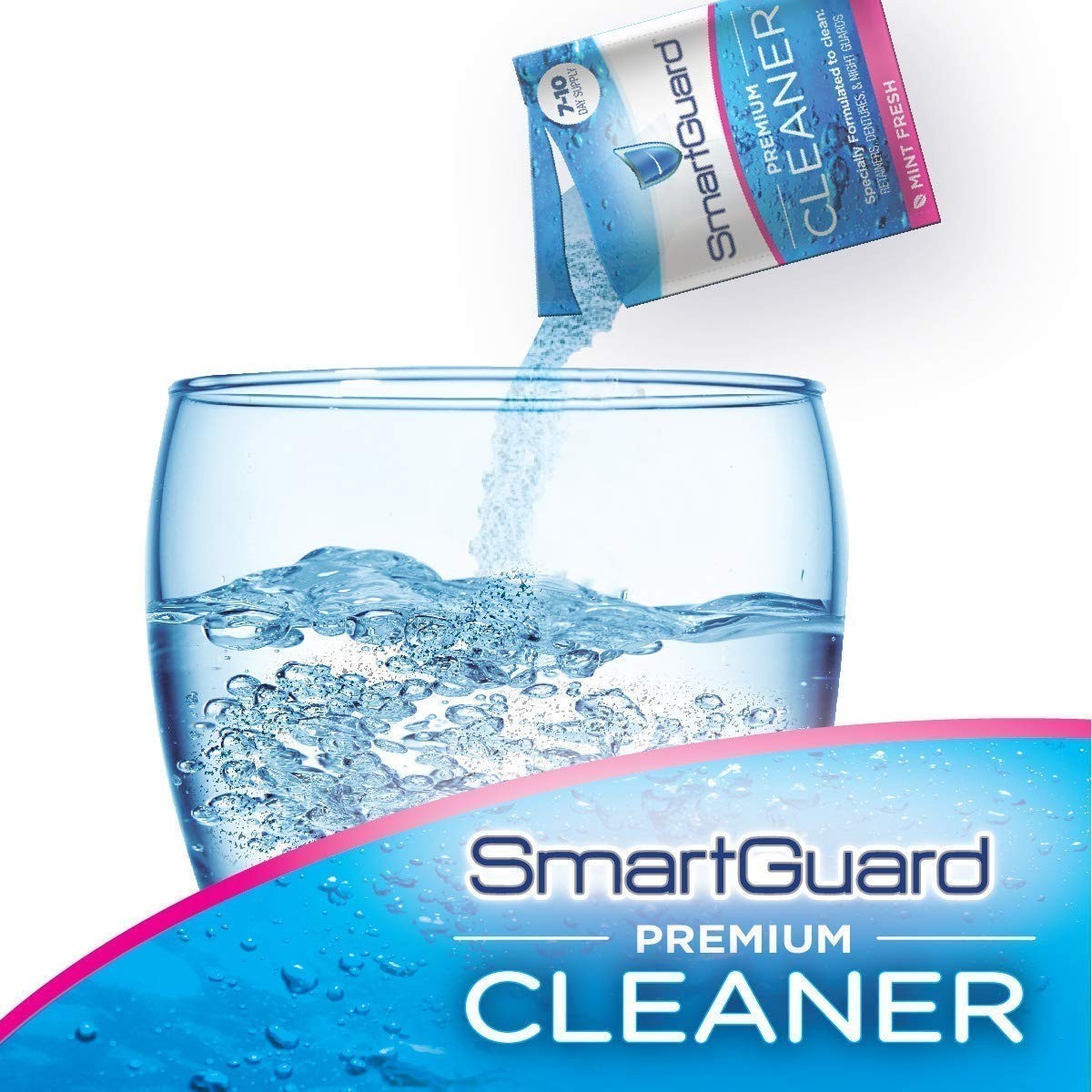 SmartGuard Premium Cleaner Crystals –(110 Cleanings)- Removes Stain, Plaque & Ba