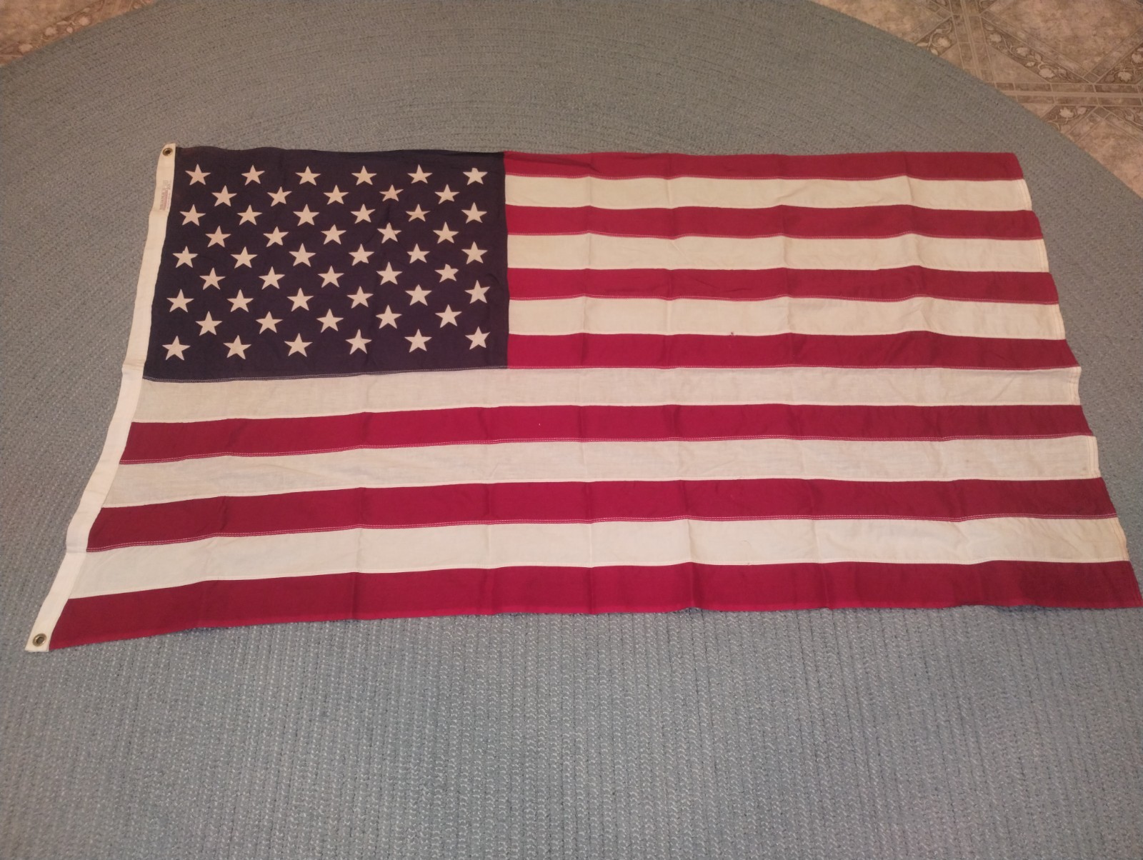 Vintage 1970’s RELIANCE 3’x5’ American Patriot Flag 100% Cotton Made In USA READ
