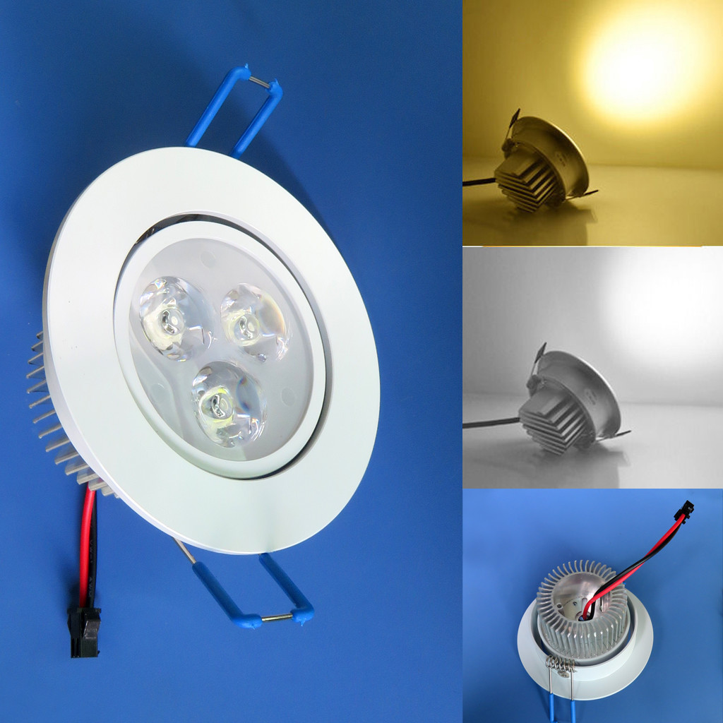 15x 3W LED Ceiling Down Light Lamp Spotlight Cabinet lights DC12-24V/AC85-265V