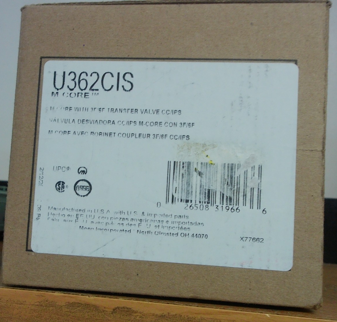 NEW Moen 362CIS M-Core 3 or 6 Function 1/2″ CC and IPS Diverter Valve with Stops