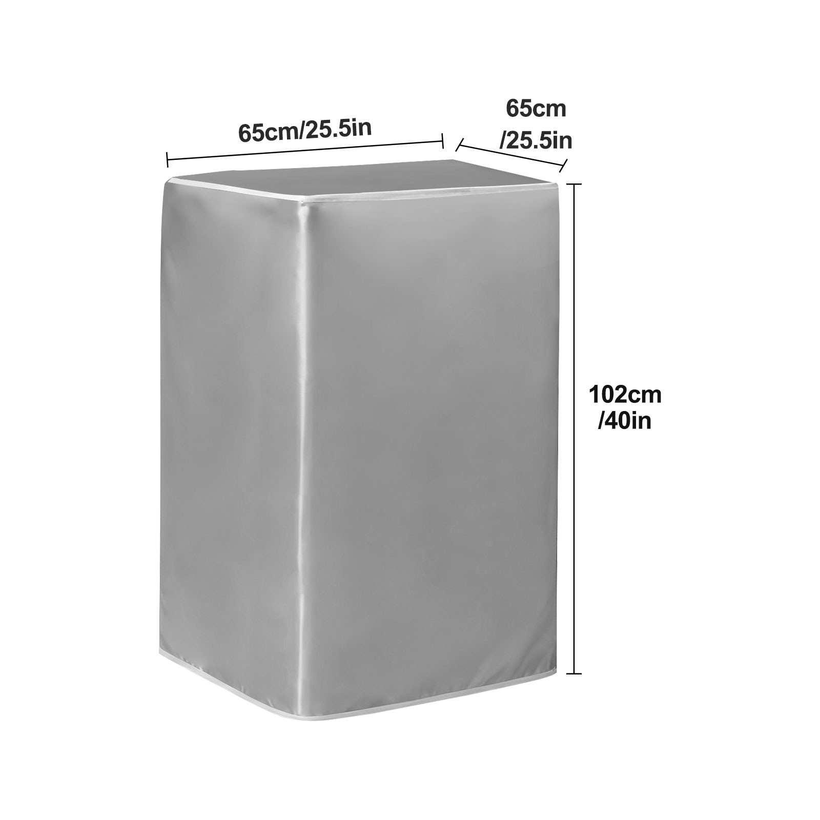 Washing Machine Cover Waterproof Dustproof Washer Dryer Protector 25.5 x 40 inch