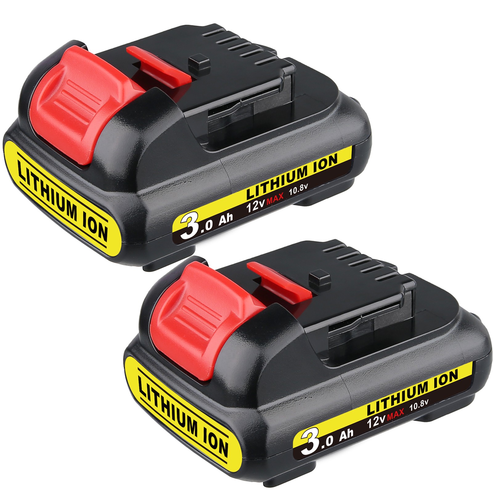 2Pack 12v 3.0Ah 12Volt Max Lithium-ion Battery For Dewalt DCB127-2 DCB120 DCB121