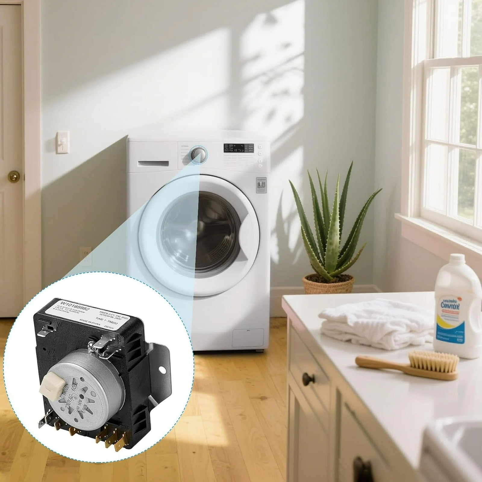 W10185982 WPW10185982 | Dryer Timer Compatible with Whirlpool, Maytag Amana USA