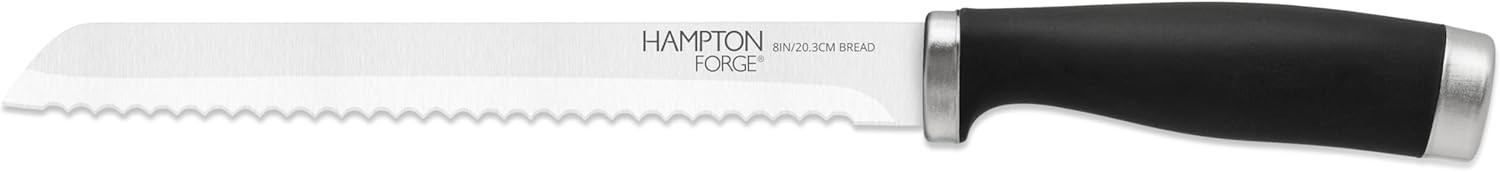 Serrated Bread Knife, Pastry-Slicer – 8 Inch/20CM Blade,One-Piece Stainless …