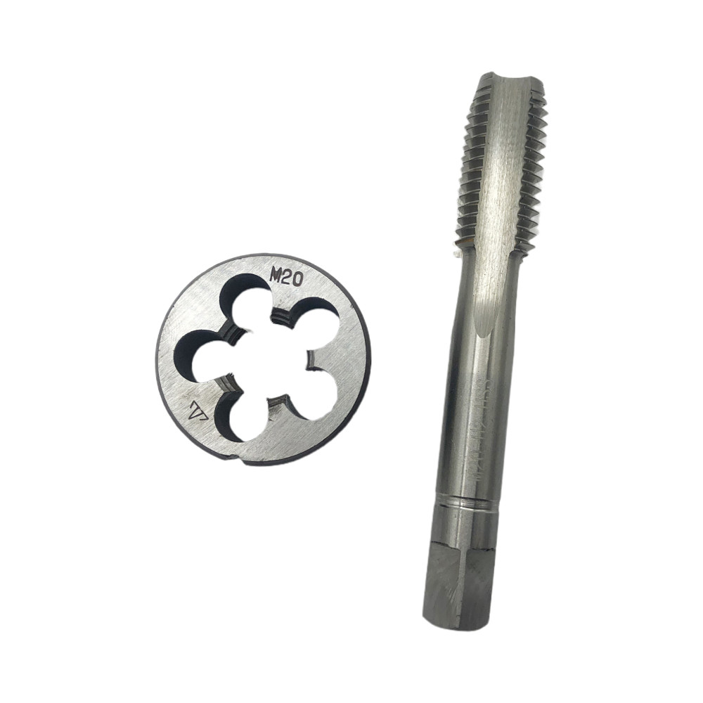 M20 x 2.5mm Tap & M20 x 2.5mm Die Metric Thread Right Hand HSS New