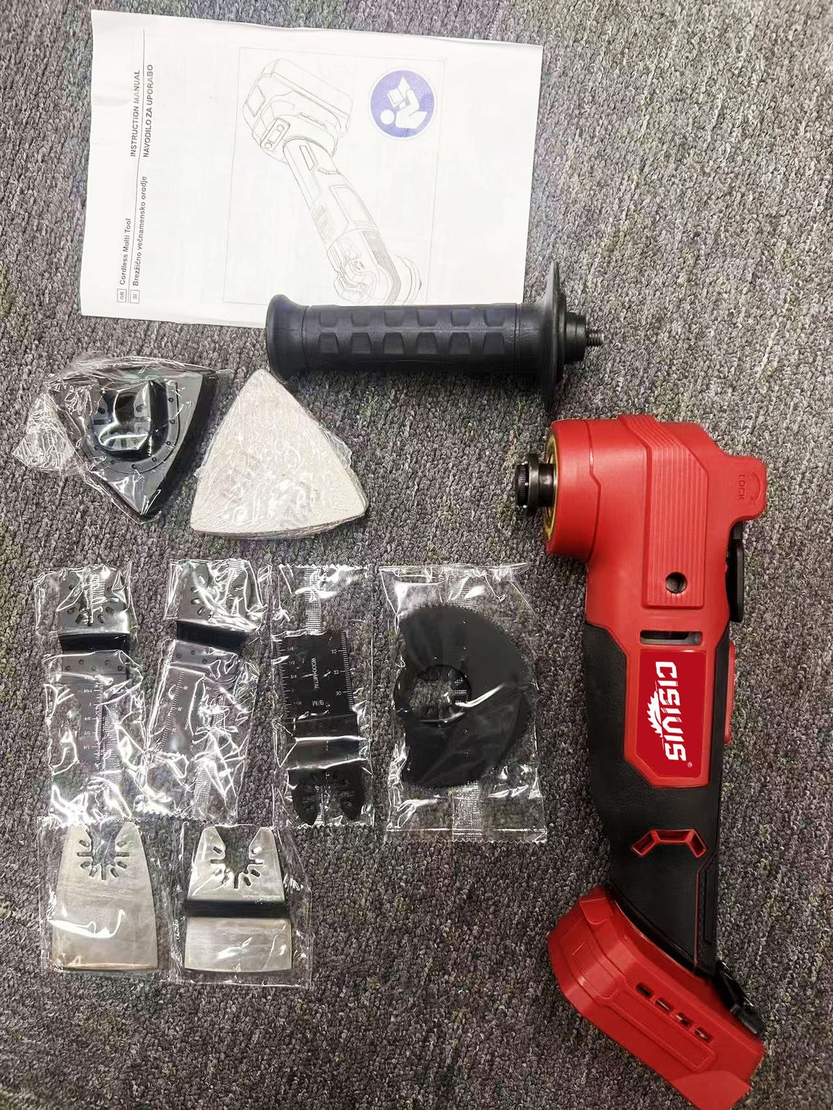 Cordless Multi-Tool Oscillating Tool for Milwaukee M18 Battery – Variable Speed