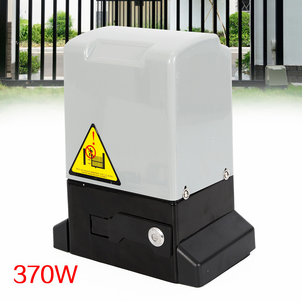 Electric Automatic Sliding Gate Opener 1400Lbs Motor Remote Kit 220V 370W New