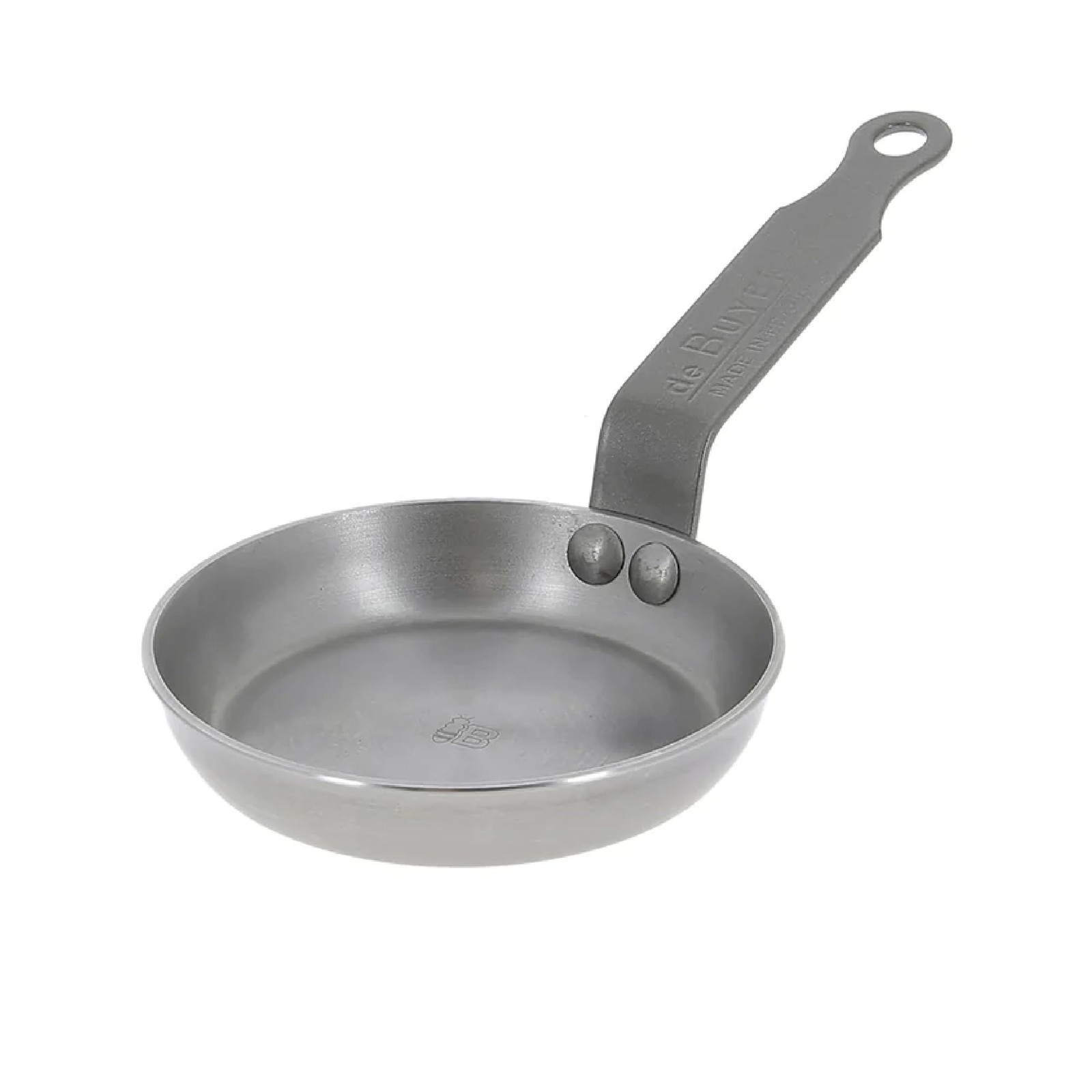 MINERAL B Carbon Steel Egg & Pancake Pan – 4.75” Diameter – Naturally Non-Sti…