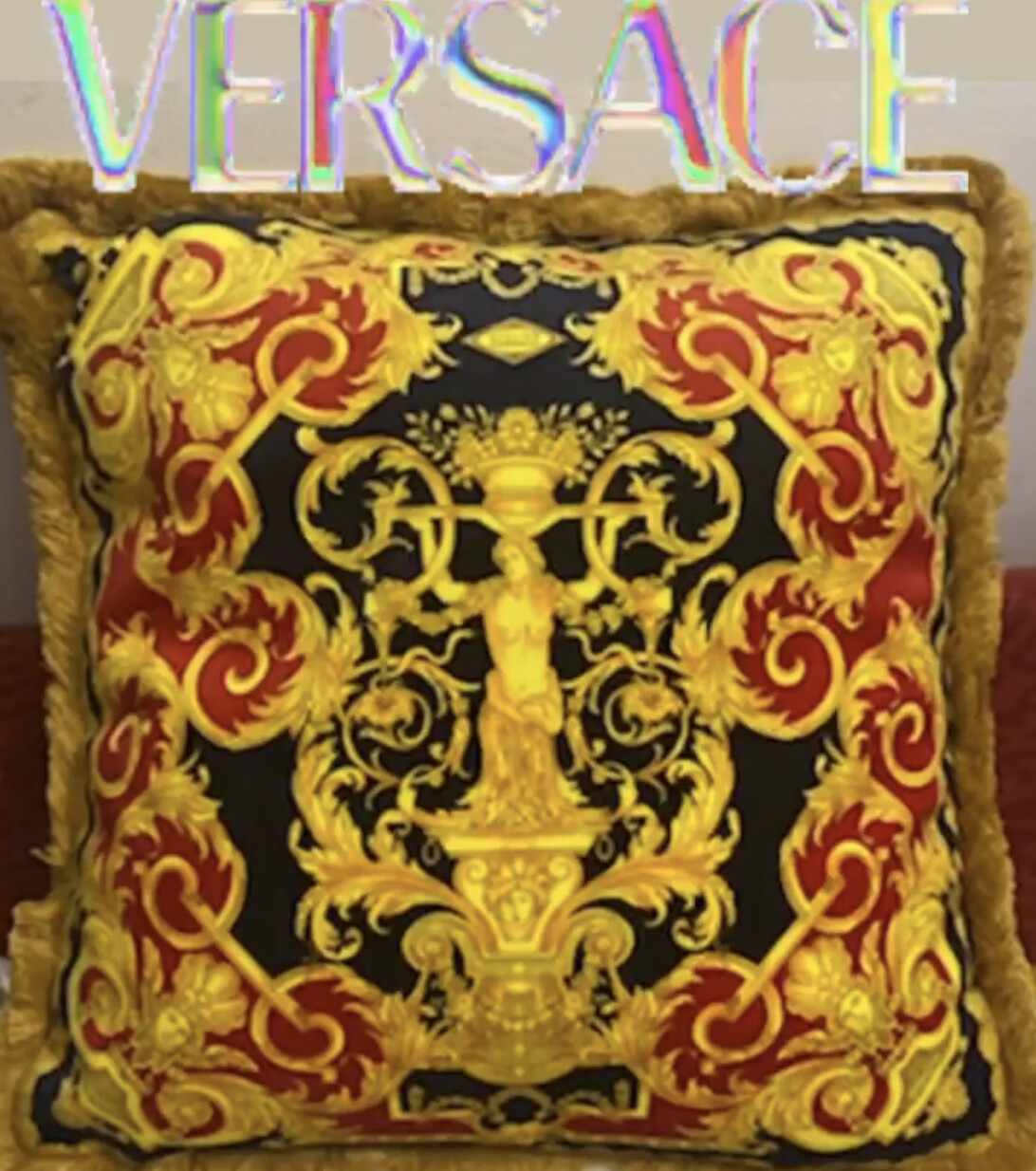 VERSACE CUSHION PILLOW AFRODITA full decor 2 sided NEW ORIGINAL SALE