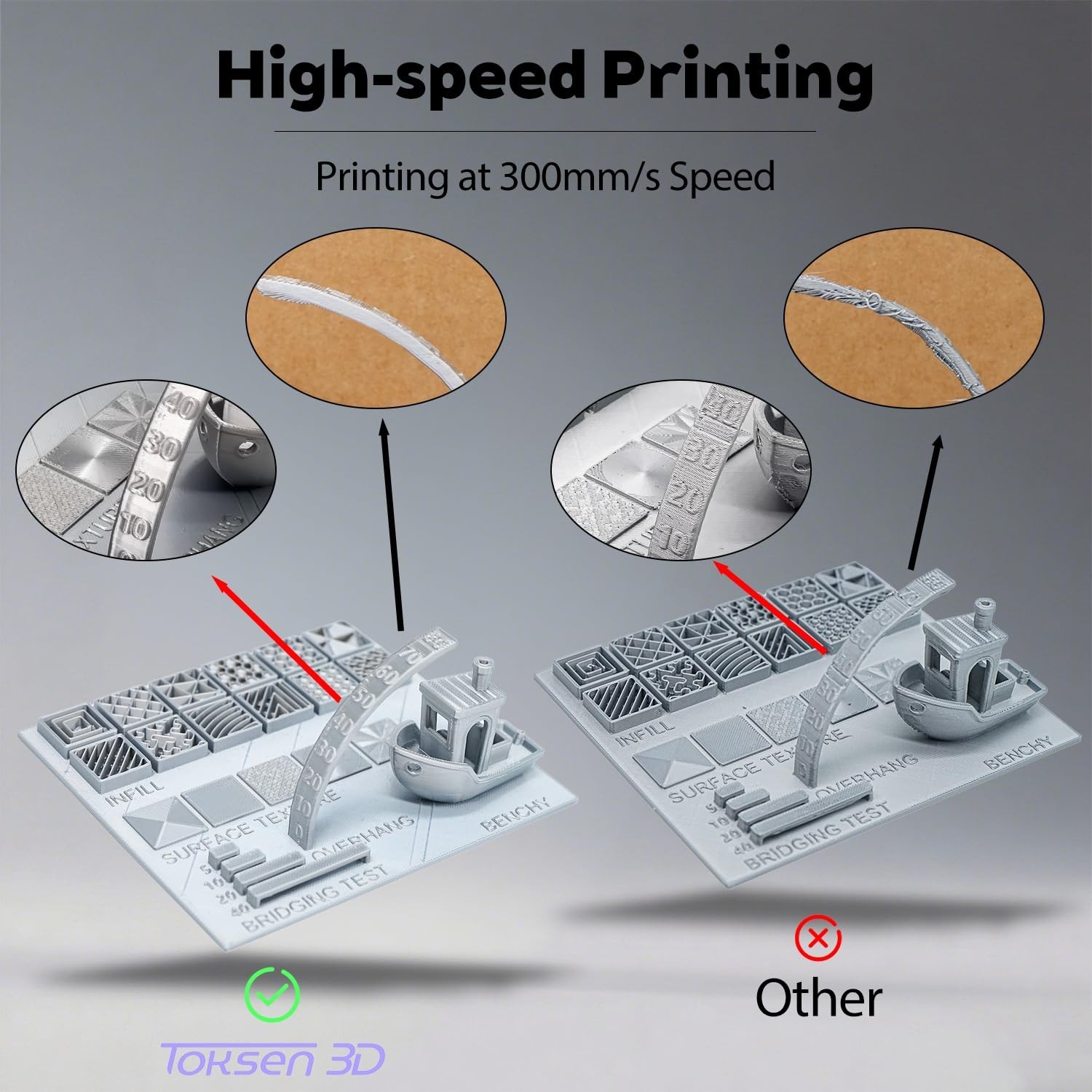 1.75mm PLA Basic Filament Transparent Blue with Glitter High Speed 3D Printer…