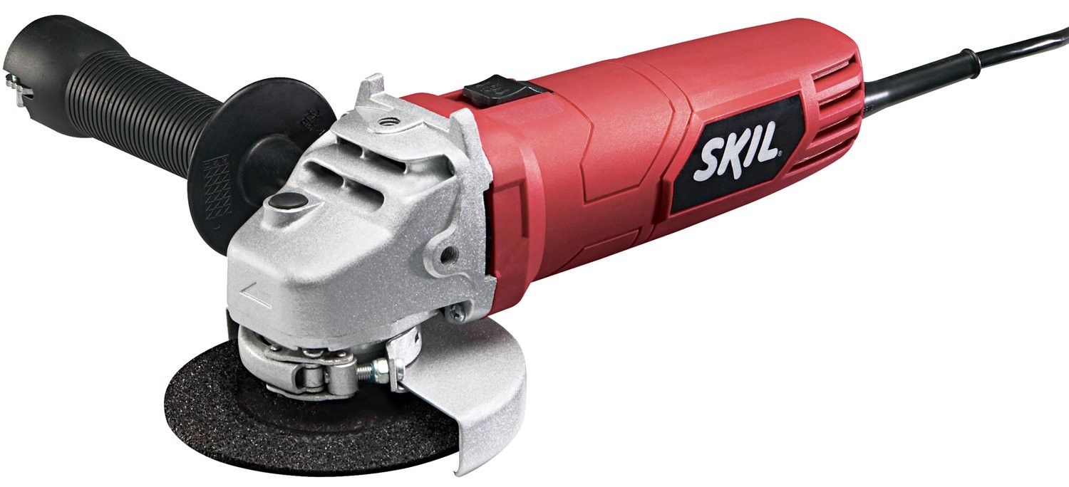 Skil 4.5 Inch Angle Grinder 6 Amp Motor Tool Less Guard Vibration Control