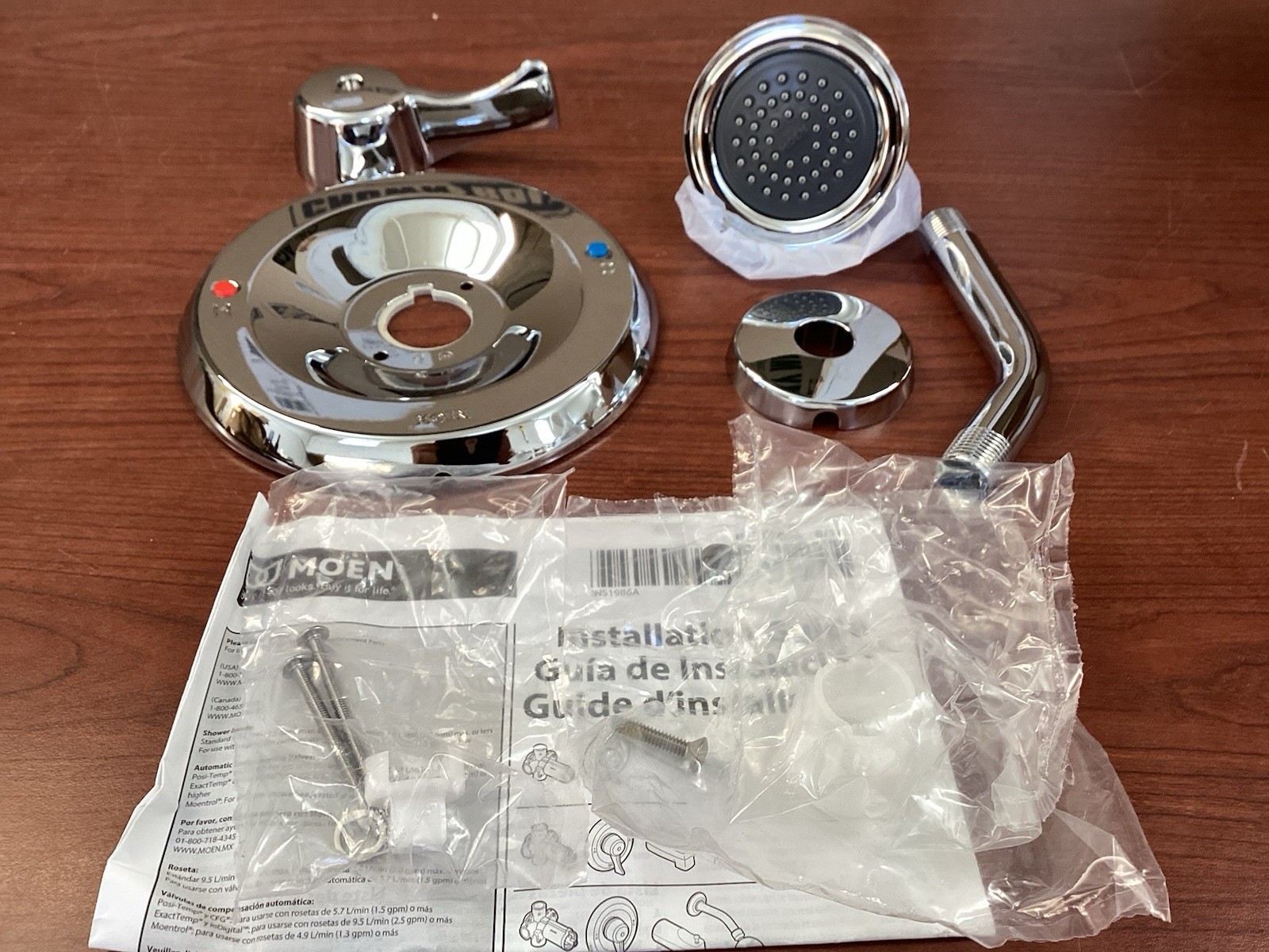 Moen 8375EP15 1-Handle Posi-Temp Shower Trim Polished Chrome(No Valve) B293
