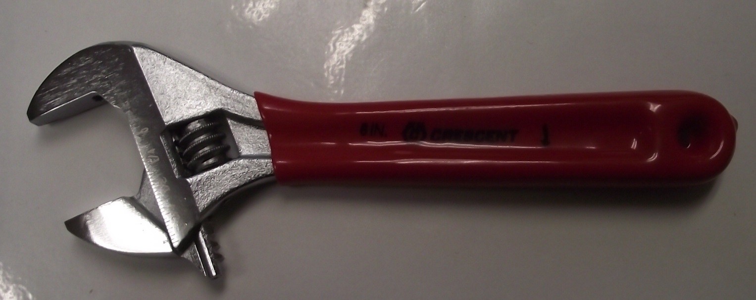 Crescent AC26CBK 6″ Adjustable Wrench Chrome And Non-slip Cushion Grip