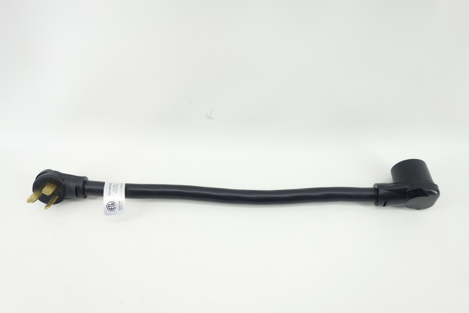 Fire Avert PT-E01-10-50 3 Prong Pig Tail Stove Extension Cord 45A 125/250VAC