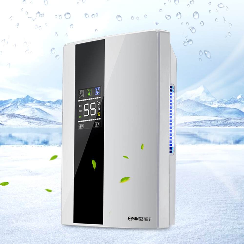 2.2L Dehumidifier for Basement Bedroom Intelligent Dehumidifier with Drain Hose
