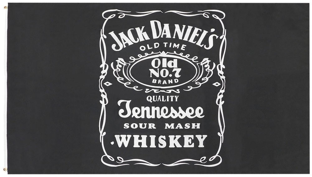 JACK DANIEL’S OLD TIME NO. 7 BRAND WHISKEY PREMIUM POLYESTER FLAG 3’x5′