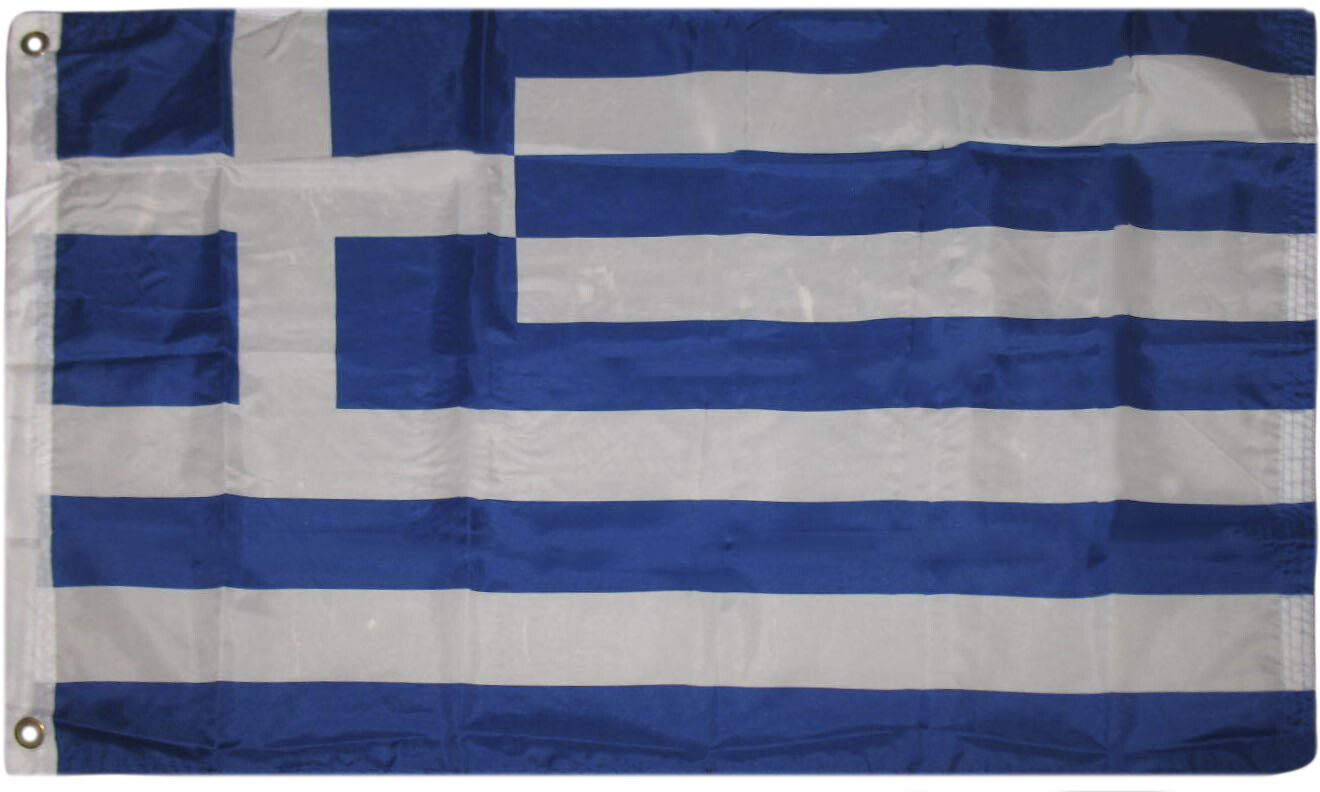 2×3 Greece Greek SuperPoly Flag 2’x3′ House Banner Grommets 100D