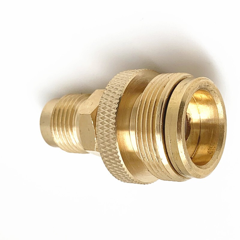 1LB Propane Tank Cansiter Regulator Adapter Connect to 3/8″Male Flare 5/8″-18UNF