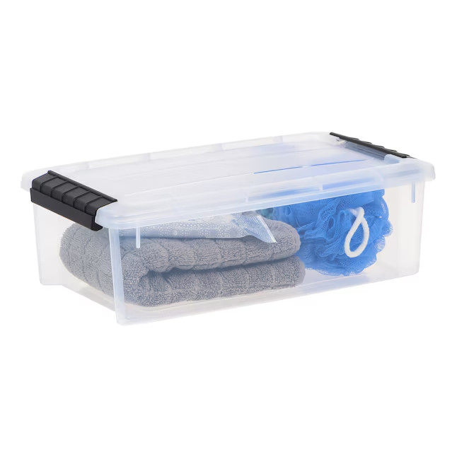 IRIS Small 5.8 -Quarts ) Clear Stackable