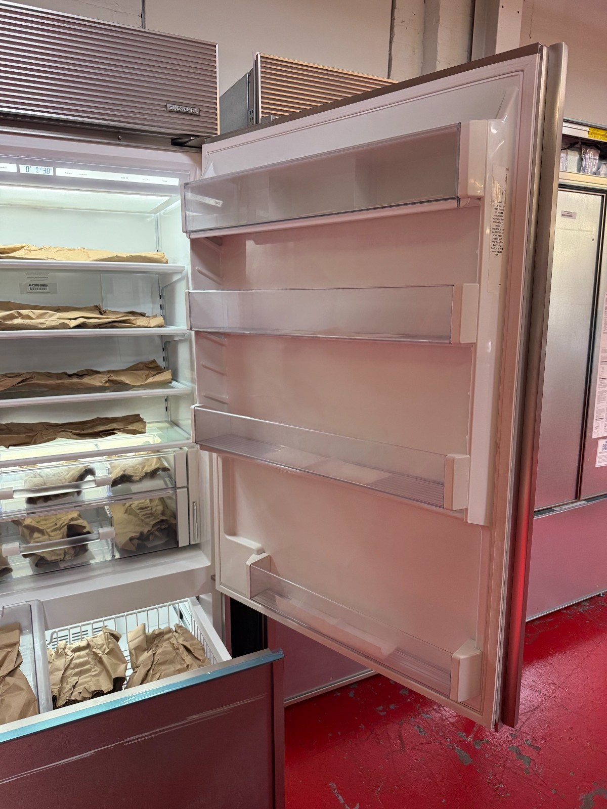 36” Subzero Refrigerator Freezer Panel Ready BI36UORH (Used 2018)