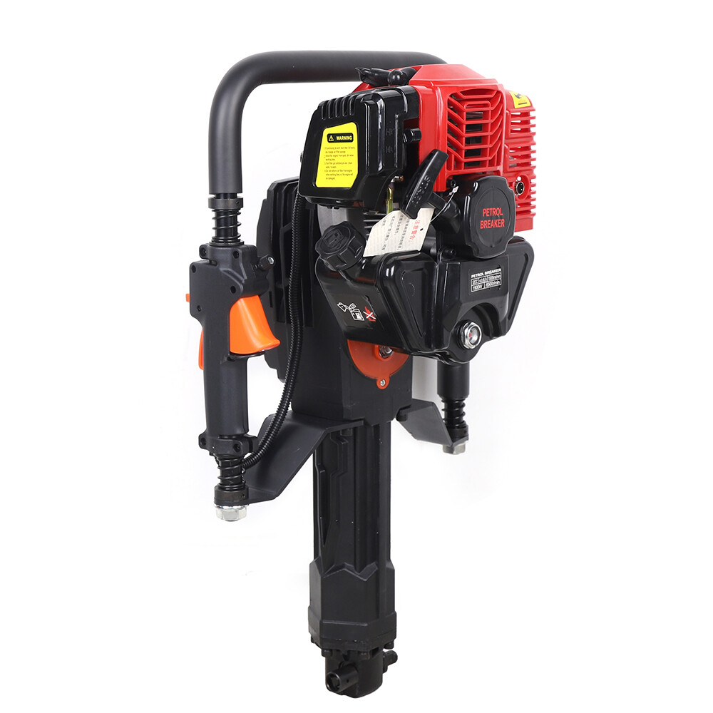 2 Stroke Gas-Powered T Post Driver 52CC Farm Fence Push Hand Pull Start Engine